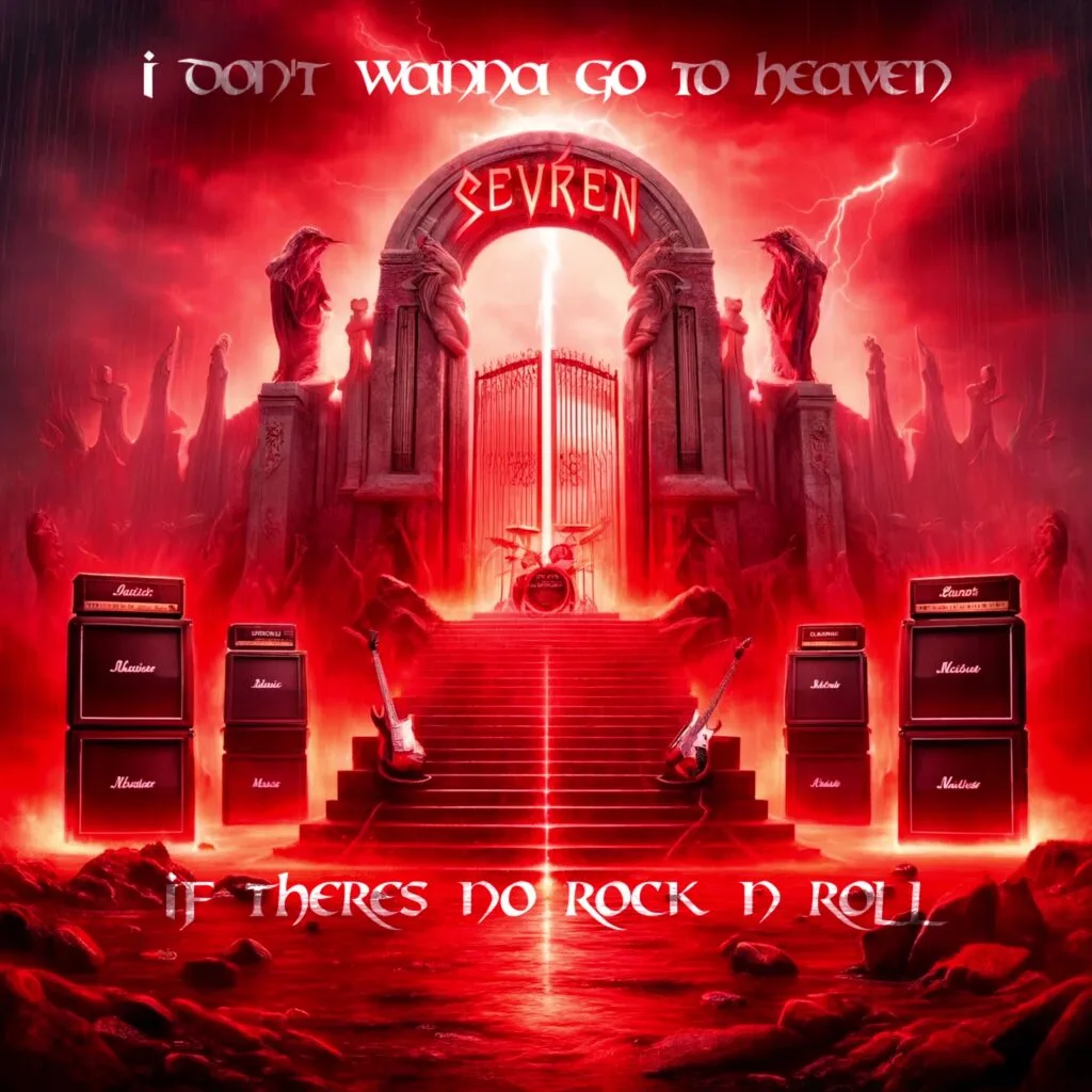SEVREN - I Don't Wanna' go to Heaven (If There's no Rock n' Roll) - Cover Artwork