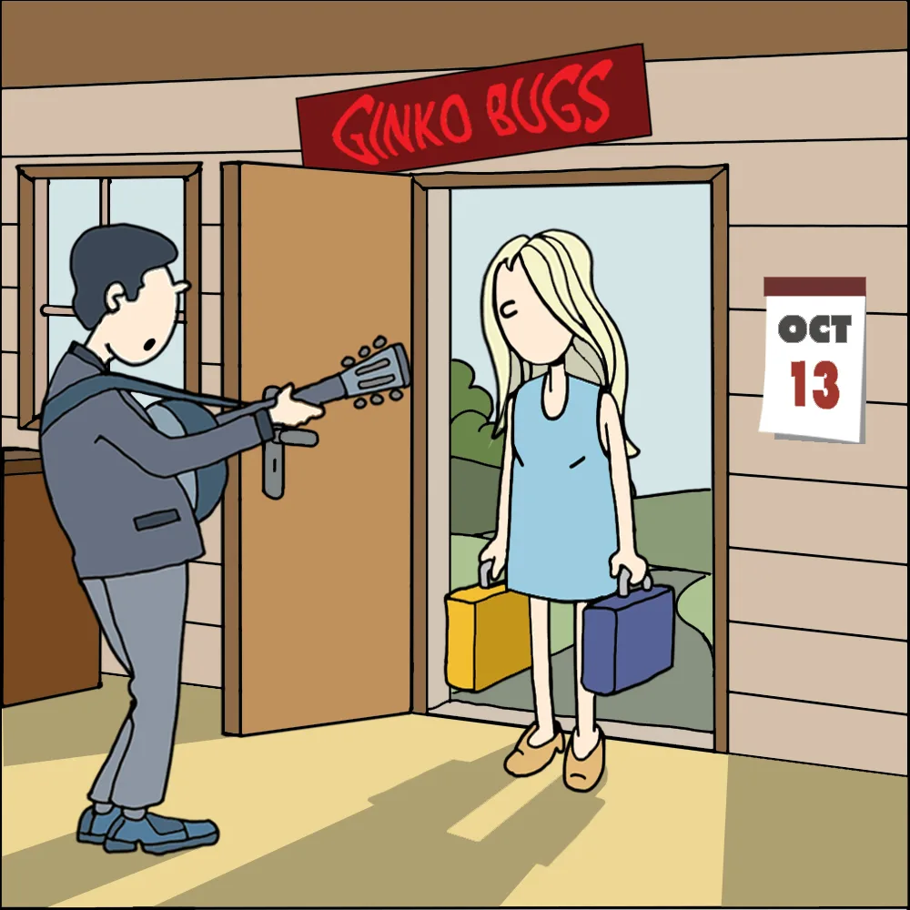 Ginko Bugs - Close In October - Cover Artwork